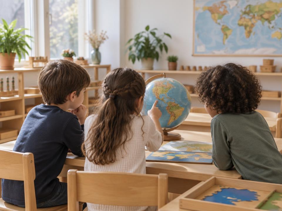 Illustrative Elementary Montessori learning environment